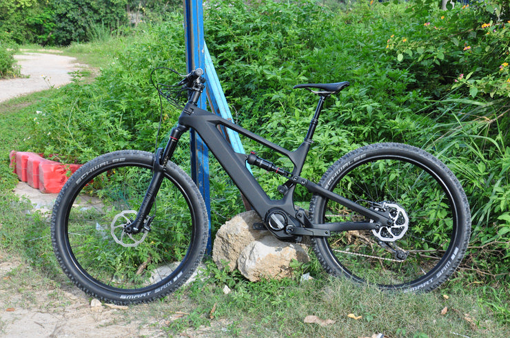 carbon e-bike fully DengFu E10 Carbon Ebike M560 M510 48V 29er